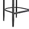 Armen Living Argiope Outdoor Patio Counter Height Bar Stool in Aluminum with Gray Cushions 840254332966 - alternate 6